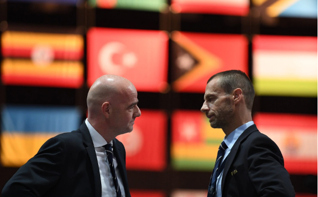 “Plani i Botërorit më i keq se Superliga”,  Ceferin “godet” Infantinon
